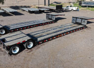 2025 used alpha hd a80mg double drop trailer - 01 - top side view
