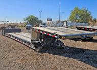 2025 used alpha hd a80mg double drop trailer - 03 - front view