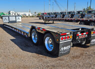 2025 used alpha hd a80mg double drop trailer - 05 - back driver side view