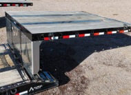 2025 used alpha hd a80mg double drop trailer - 09 - gooseneck, side view