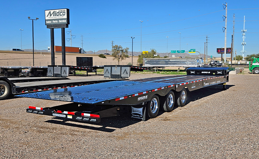 2026 landoll l950E 51-15 traveling tail trailer - 03 - rear view