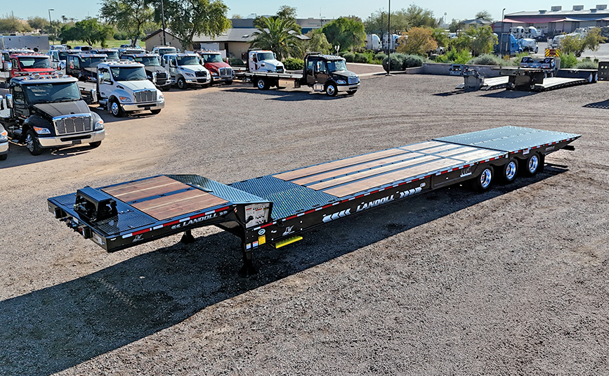 2026 landoll l950E 51-15 traveling tail trailer - 06 - aerial, driver side