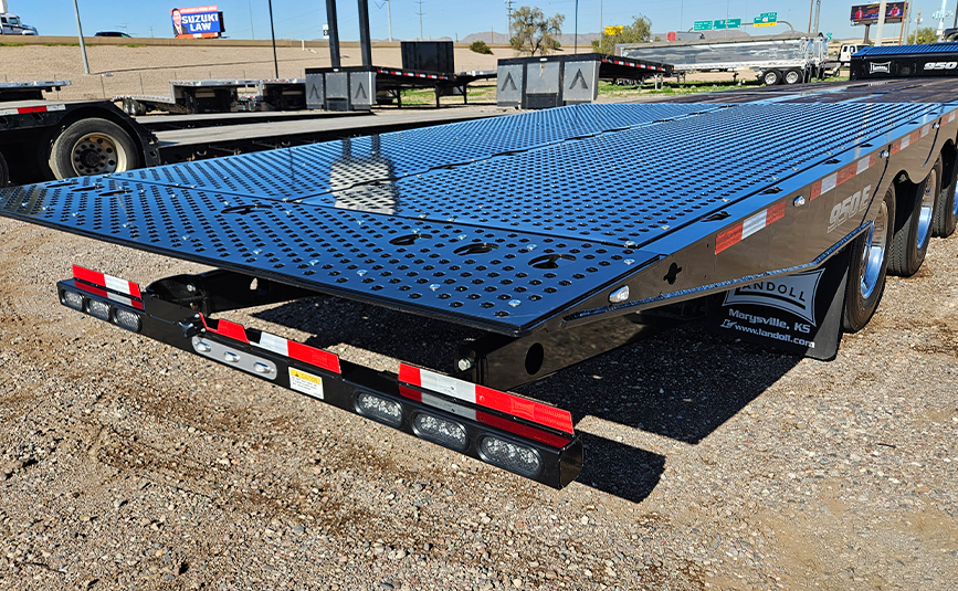 2026 landoll l950E 51-15 traveling tail trailer - 13 - rear deck, bumper