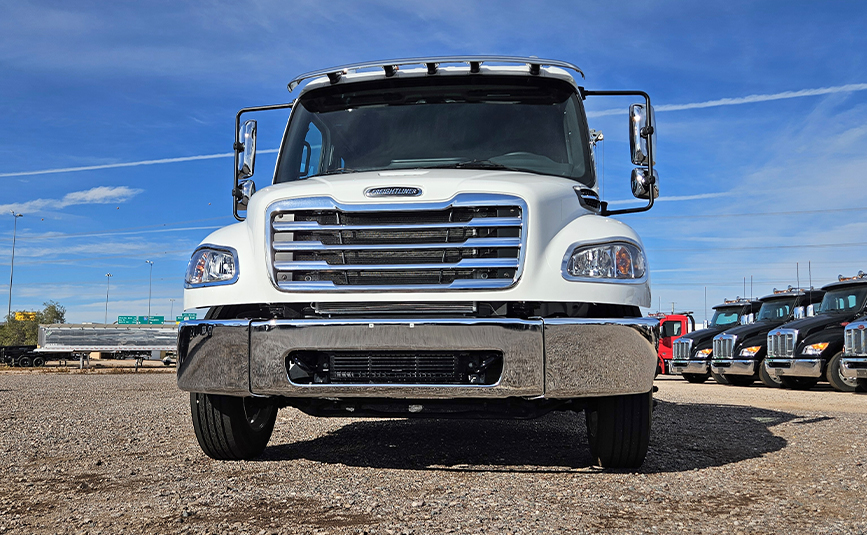 2025 freightliner m2 - jerr-dan rollback tow truck - 05-1 - cab front, grill, bumper