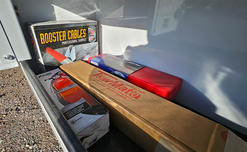 2026 ford F450 Jerr-Dan repo tow truck - 15 - inside toolbox