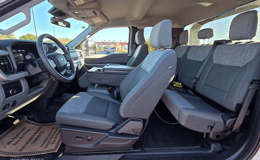 2026 ford F450 Jerr-Dan repo tow truck - 24 - cab interior