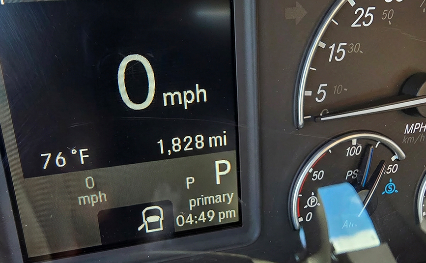 2026 freightliner jerr-dan rollback - 26 - odometer