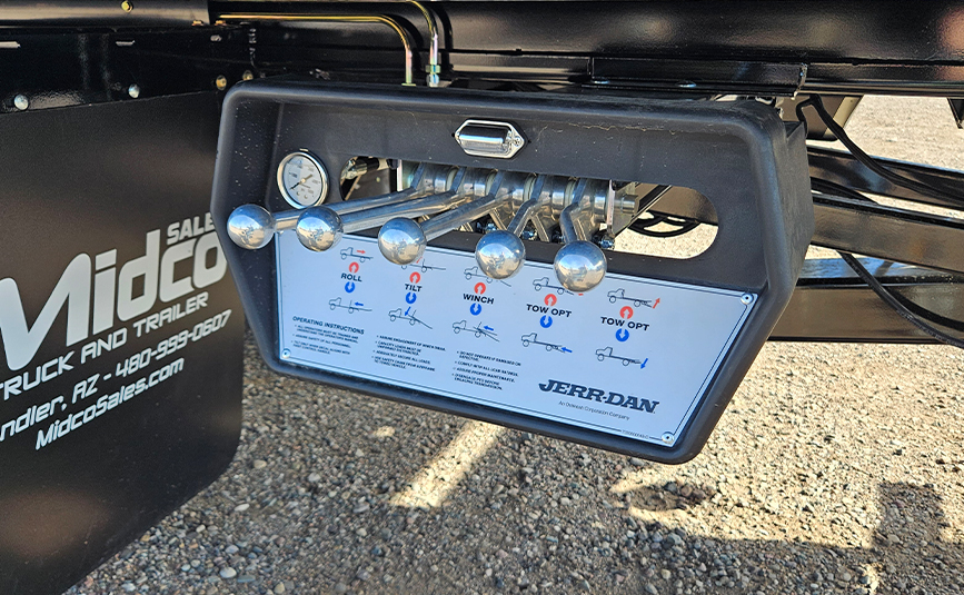 2026 freightliner m2 jerr-dan rollback tow truck - 11 - jerrdan hydraulic control panel