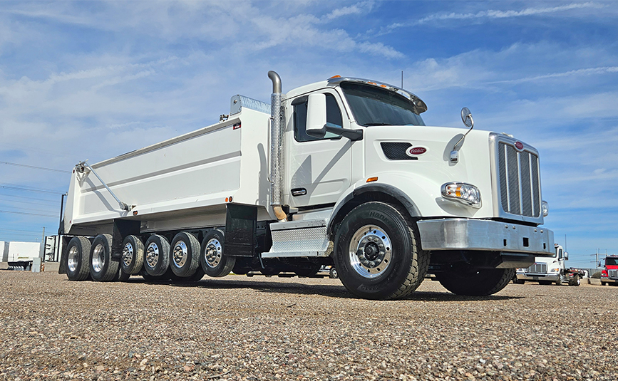 2022 peterbilt 567 simple 18 dump truck - 07 - passenger side front view