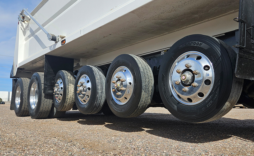 2022 peterbilt 567 simple 18 dump truck - 09 - wheels tires pusher steer axles