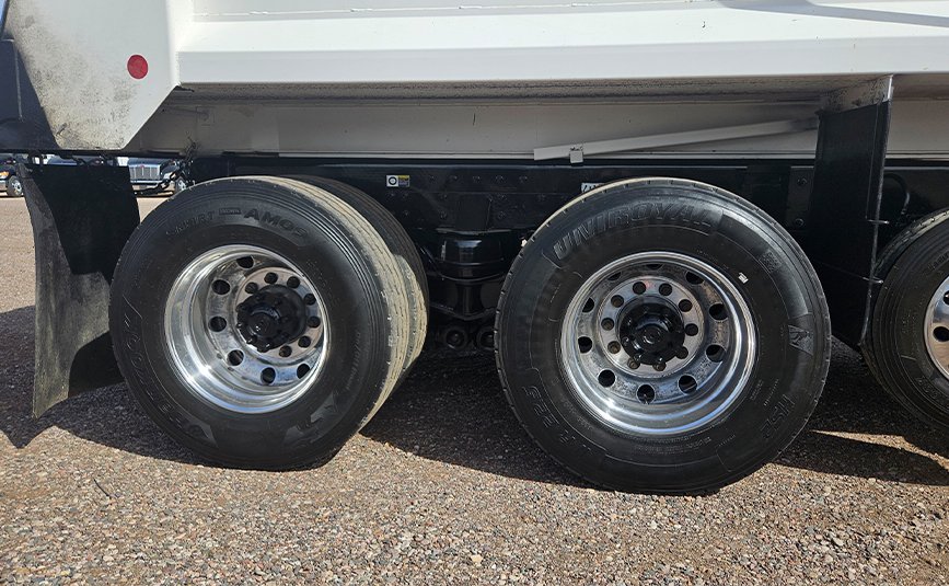 2022 peterbilt 567 simple 18 dump truck - 10 - pusher axles wheels tires