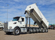 2022 peterbilt 567 simple 18 dump truck - 14 - dump body hoisted dumping