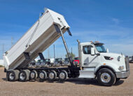 2022 peterbilt 567 simple 18 dump truck - 16 - dump body hoisted dumping