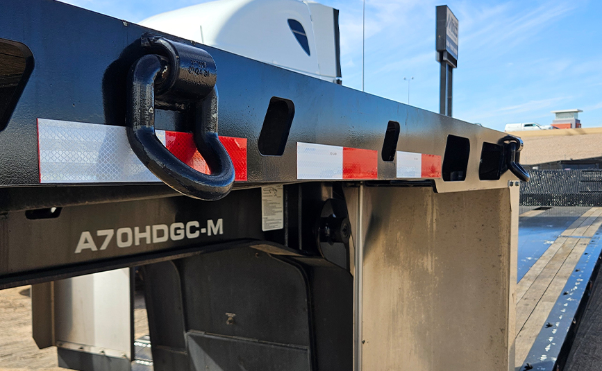 2026 used alpha hd a80hdgc-m mini deck double drop trailer - 10 - 1 - D-rings