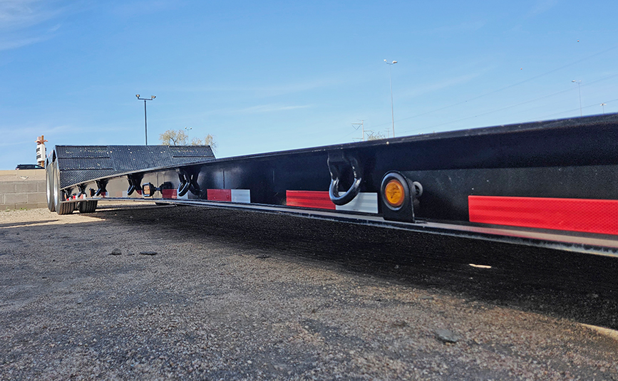 2026 used alpha hd a80hdgc-m mini deck double drop trailer - 12 - trailer side, ground clearance