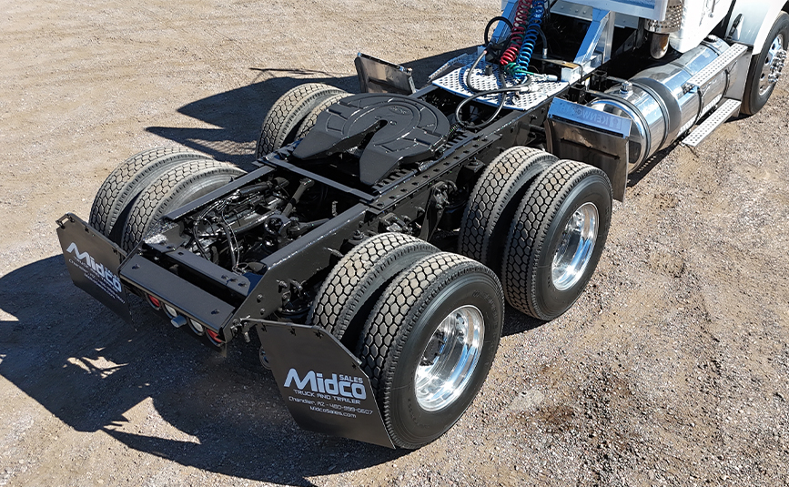 2003 kenworth t800 used truck for sale - 05 - rear axles, tires, wheels, fifth wheel plate