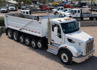 2022 peterbilt simple 18 dump truck - 07 - aerial passenger side angled front view