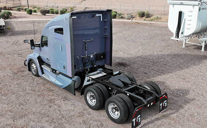 2023 kenworth T680 sleeper cab used truck - 05 - rear driver side