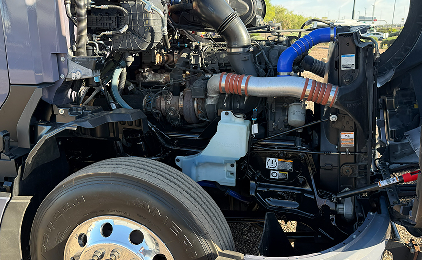 2023 kenworth T680 sleeper cab used truck - 13 - engine compartment