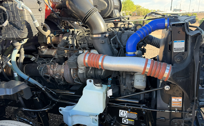 2023 kenworth T680 sleeper cab used truck - 14 - engine compartment