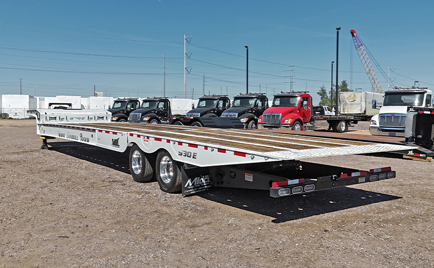 2023 used Landoll 930 trailer - 04 - rear driver side angle view