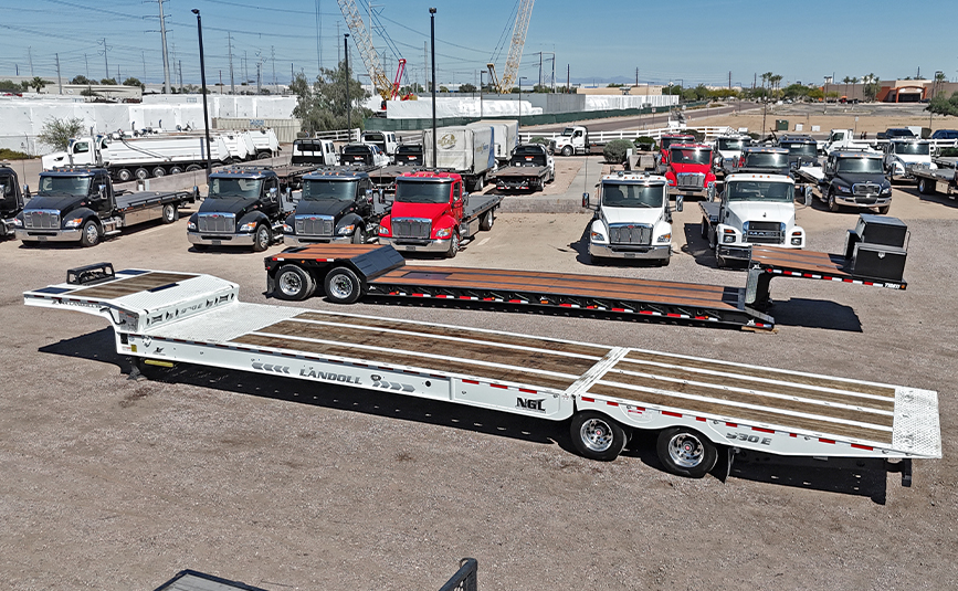 2023 used Landoll 930 trailer - 05 - driver side, main deck