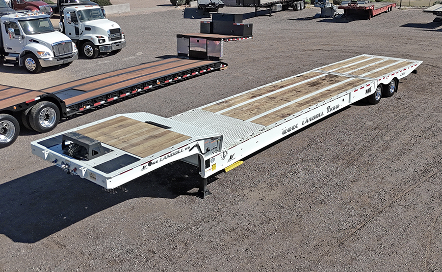 2023 used Landoll 930 trailer - 06 - trailer front, driver side view