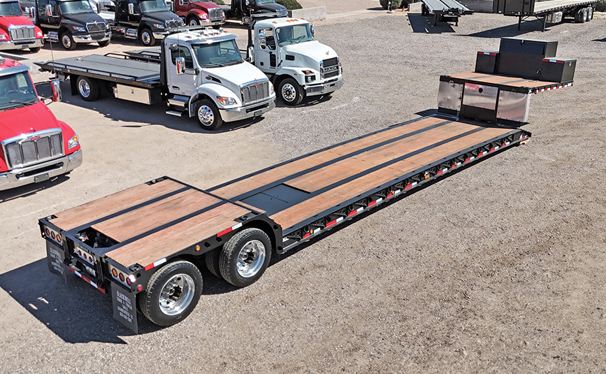 2021 xl specialized xl80mfg double drop trailer - 02 - for sale at Midco Sales