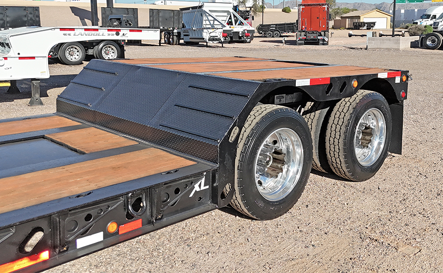 2021 xl specialized xl80mfg double drop trailer - 10 - rear axles, wheels, tires