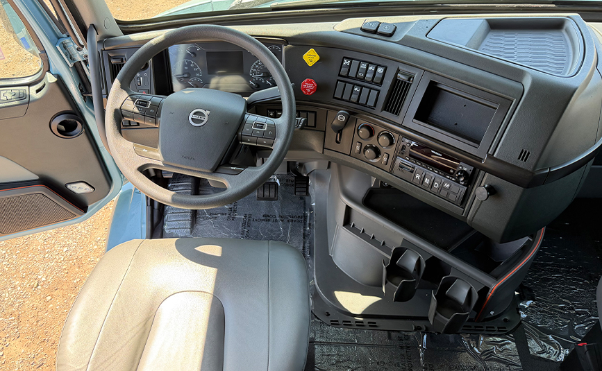 2024 volvo sleeper cab truck - 16 - cab interior, driver seat