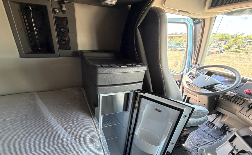 2024 volvo sleeper cab truck - 22 - sleeper refrigerator