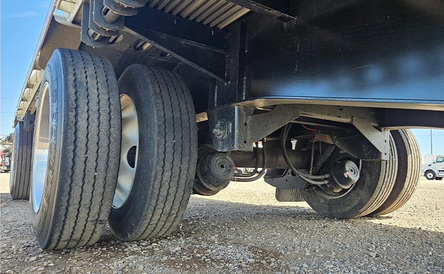 2025 used dorsey drop deck trailer - 13 - tires, axle