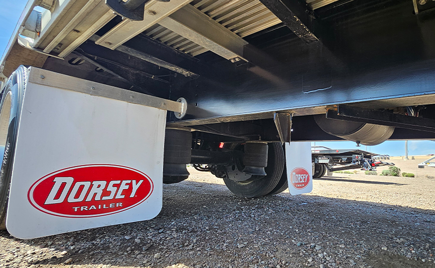 2025 used dorsey drop deck trailer - 16 - air ride suspension axle