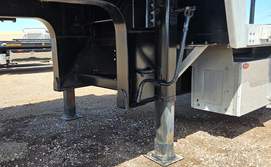 2025 used dorsey drop deck trailer - 20 - landing legs