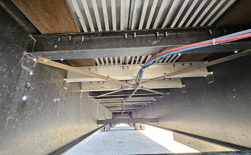 2025 used dorsey drop deck trailer - 22 - underneath, beams, crossmembers