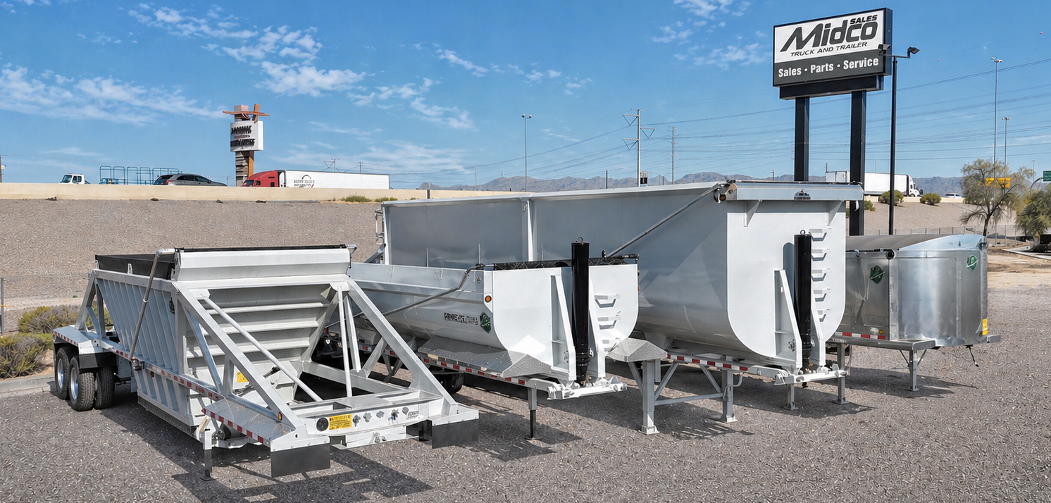 Armor lite belly dumps and end dumps at Midco Sales