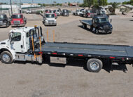 Freightliner Landoll Loadoll II rollback carrier - 05 - driver side, aerial view, loadoll deck