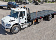 Freightliner Landoll Loadoll II rollback carrier - 09 - driver side, aerial view