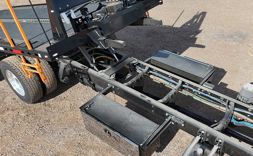 Freightliner Landoll Loadoll II rollback carrier - 24 - loadoll deck tilted down