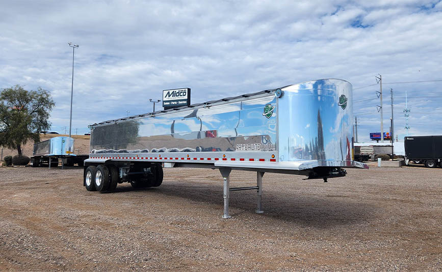 aluminum end dump trailer