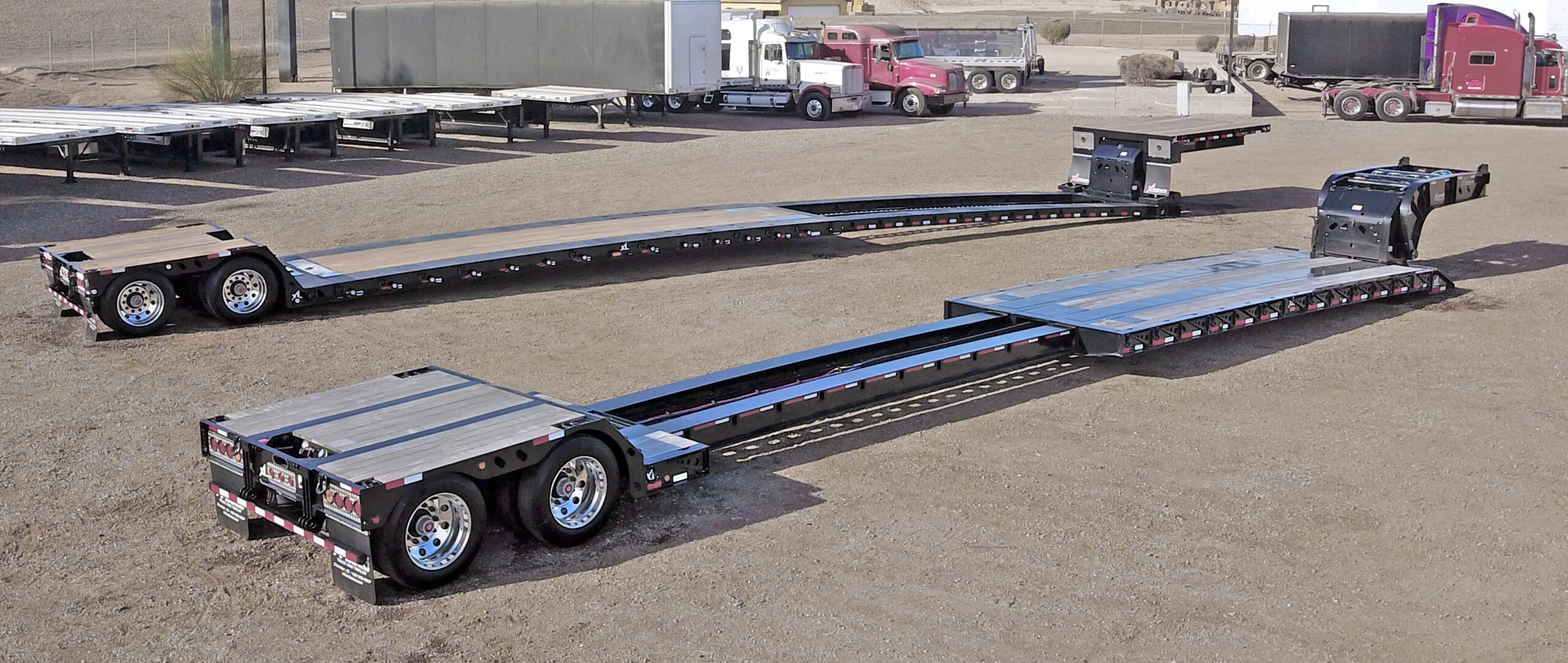 extendable lowboy trailers extendable lowboy trailers