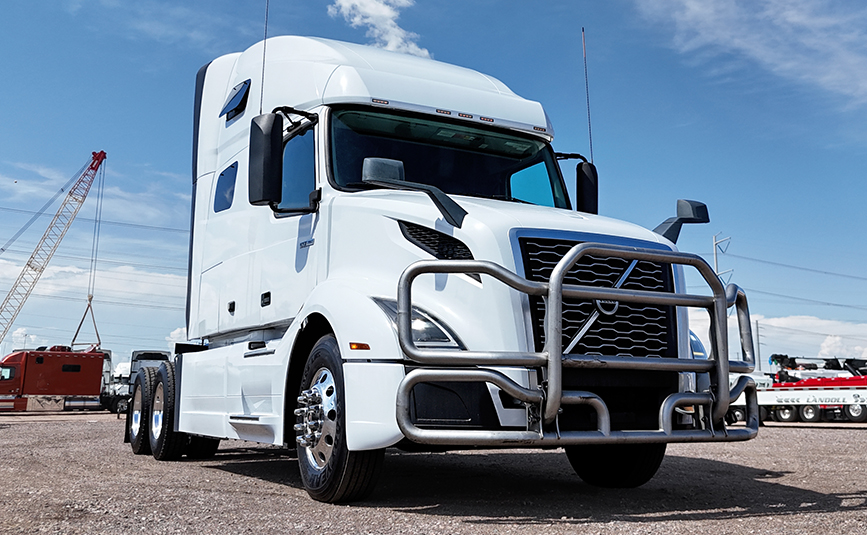 2020 volvo vnl 760 used sleeper cab truck - 03 - front bumper guard grill