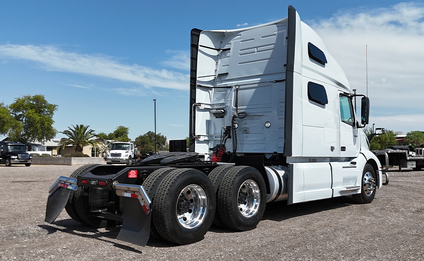2020 volvo vnl 760 used sleeper cab truck - 05 - passenger side, rear view