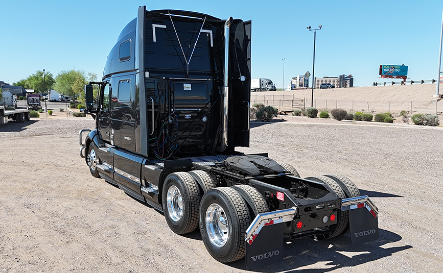 2023 volvo vnl860 globetrotter used sleeper cab - 06 - driver side, rear view