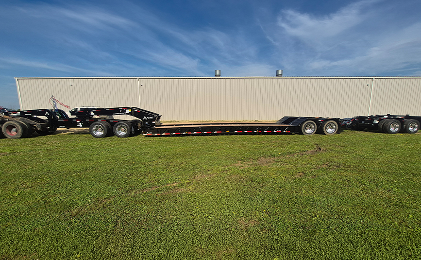 2027 Alpha HD A120HDG-2F Lowboy w/ Jeep Dolly, Flip Axles