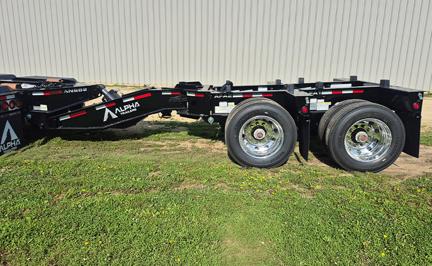 2027 Alpha HD A120HDG-2F Lowboy w/ Jeep Dolly, Flip Axles