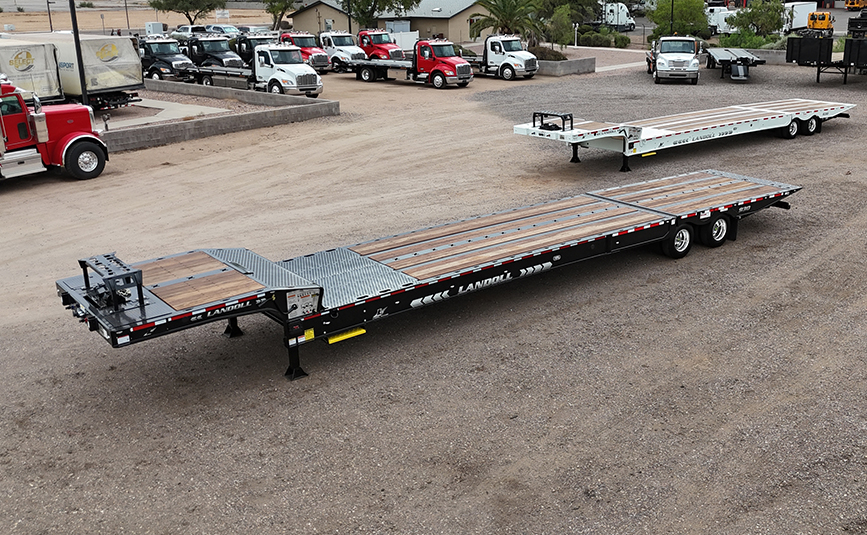 2027 landoll 930 51-15 black hydraulic tail trailer - 02 - for sale at Midco Sales
