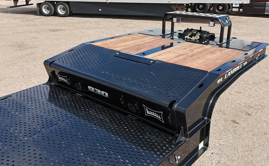2027 landoll 930 51-15 black hydraulic tail trailer - 11- upper deck