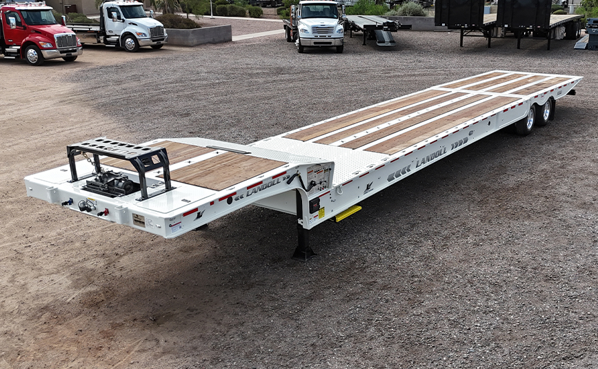 2027 landoll 930 traveling axle trailer white - 03 - for sale at Midco Sales in AZ