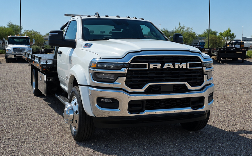 2026 Ram 5500 jerr-dan rollback tow truck - 06 - front grill